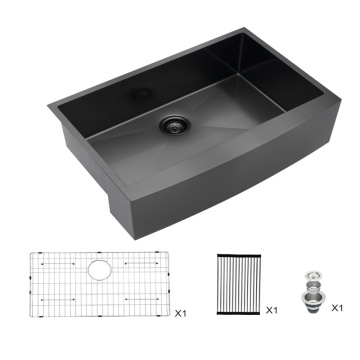 undermount farmhouse kitchen sink steel